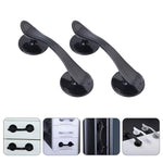 2Pcs Drill-free Door Knobs Handle