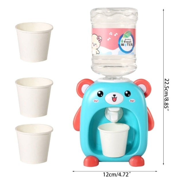 Mini Kids Cartoon Water Dispenser Toy - Image 11
