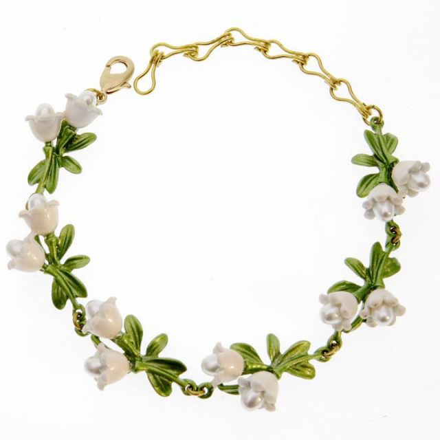 Retro Orchid Flower Bracelet - Image 12