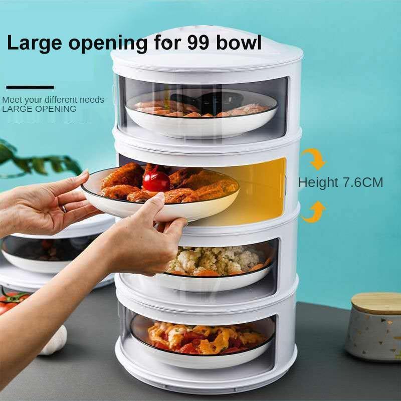 Multilayer Transparent Kitchen Food Storage Box - Image 3