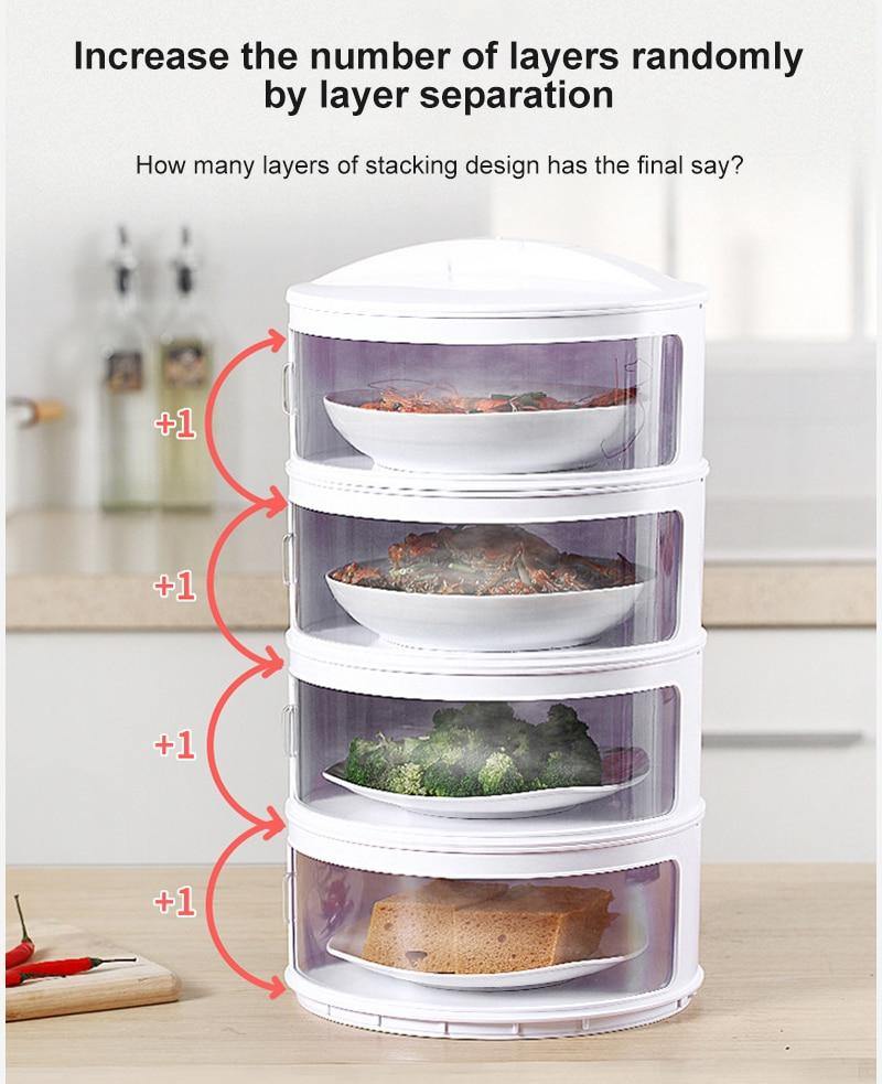 Multilayer Transparent Kitchen Food Storage Box - Image 6