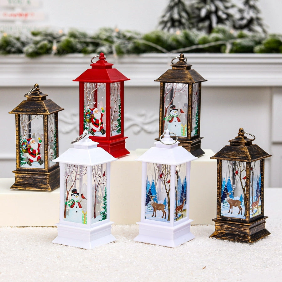 Holiday Christmas Noel Snowman Lantern - Image 6