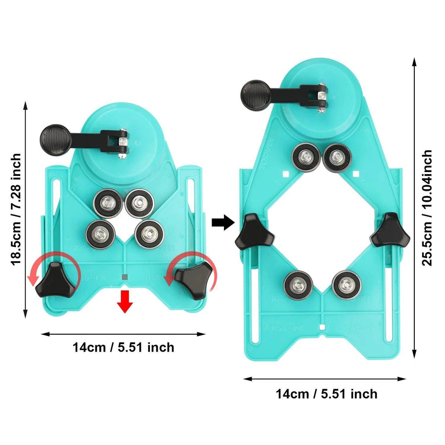 Adjustable Diamond Drill Locator Holder Set - Image 6