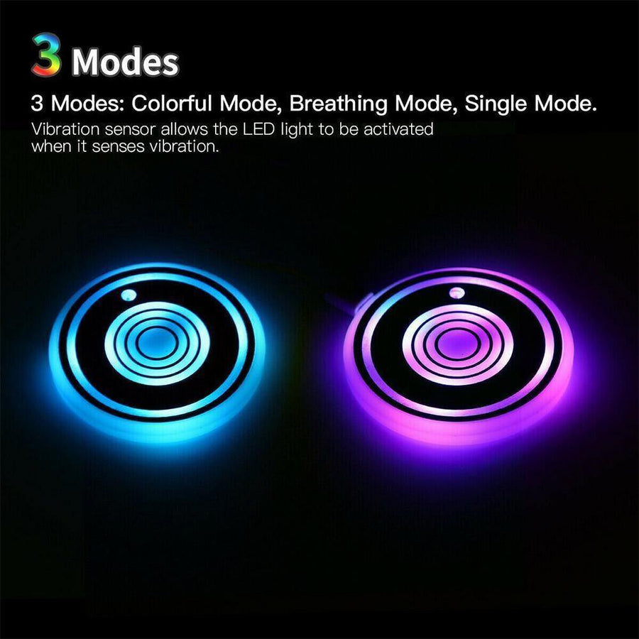 Car LED Cup Holder Coaster - Image 3