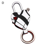 Stylish Heart Permanent Keychain Match Lighter