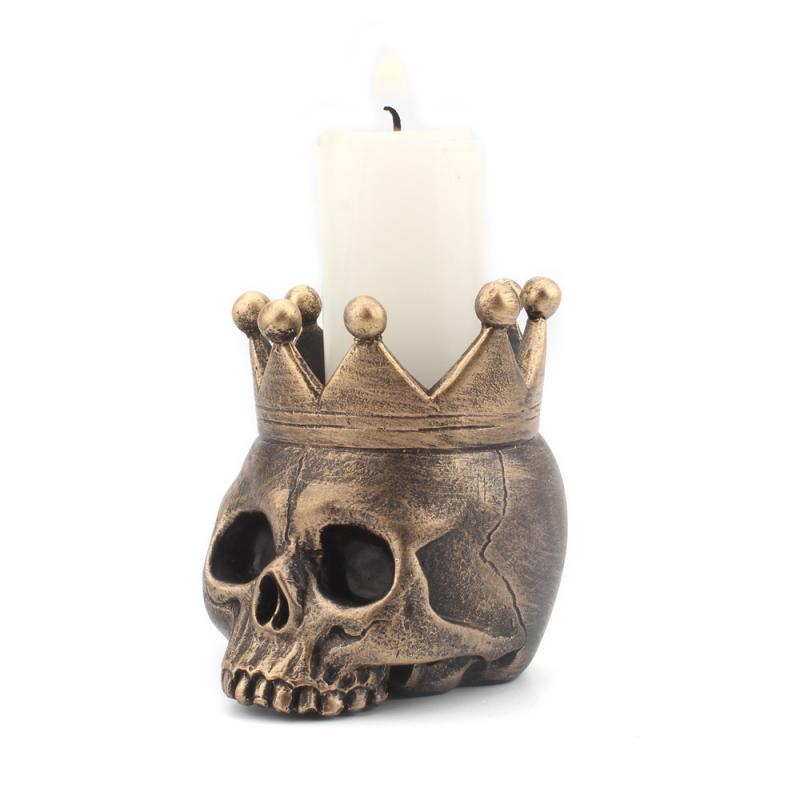Mini Skull Head Candle Holder Mold - Image 7