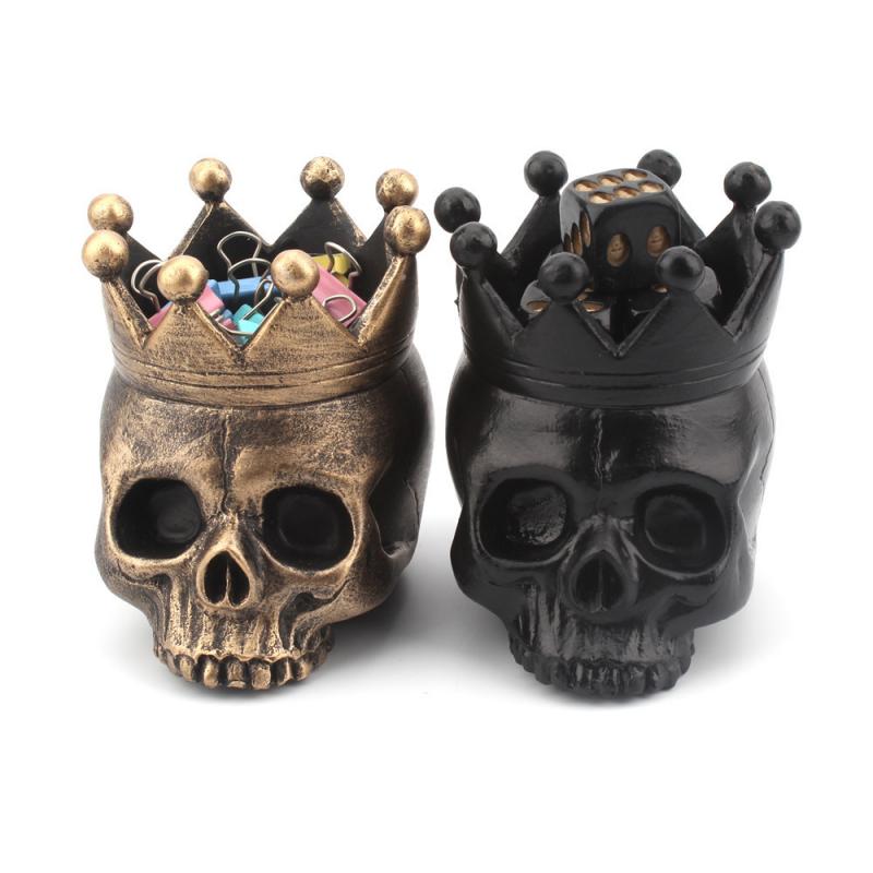 Mini Skull Head Candle Holder Mold - Image 5