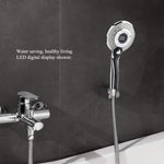 Digital Temperature Sensor LED Shower Head