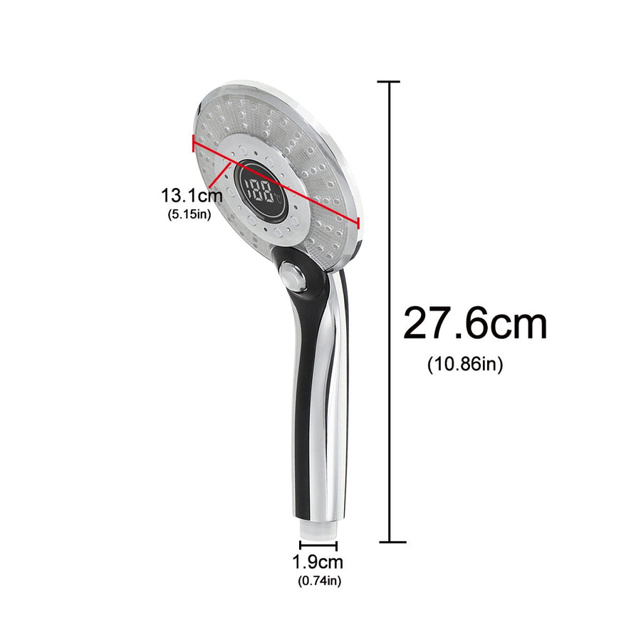 Digital Temperature Sensor LED Shower Head - Image 7
