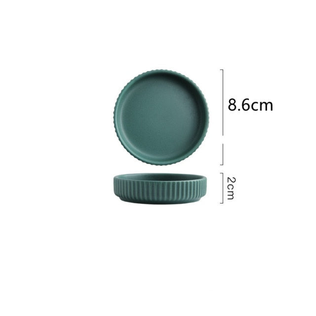 Colorful Ceramic Dinner Plate - Image 13