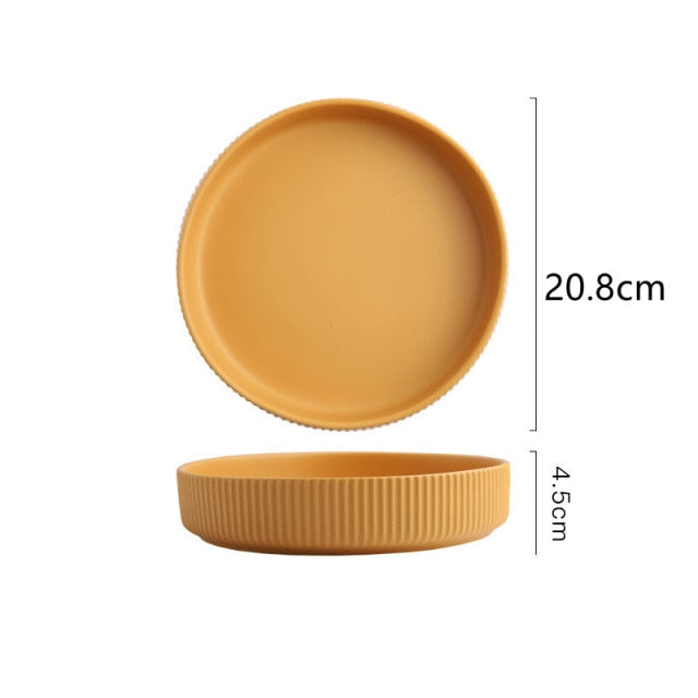 Colorful Ceramic Dinner Plate - Image 12
