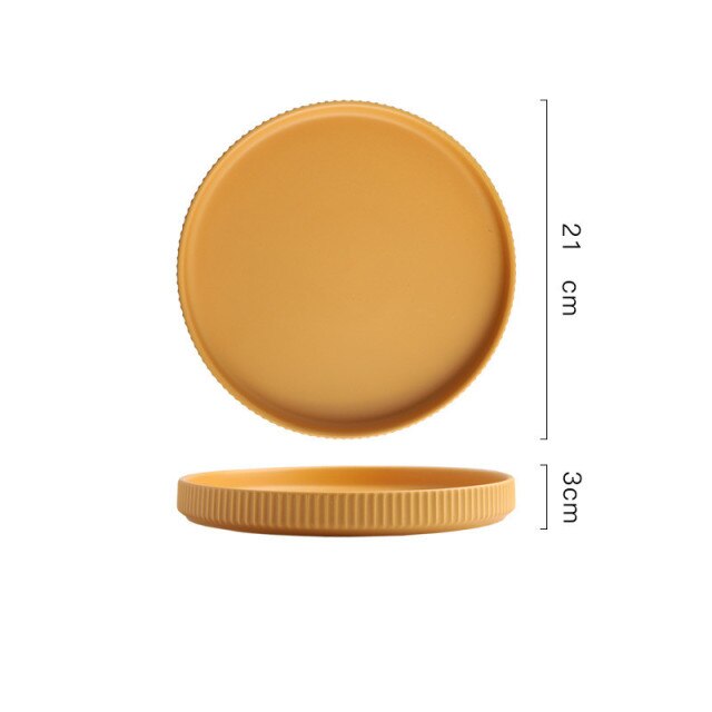 Colorful Ceramic Dinner Plate - Image 19