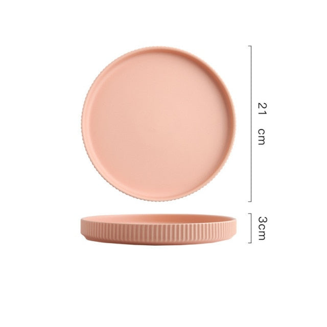 Colorful Ceramic Dinner Plate - Image 24