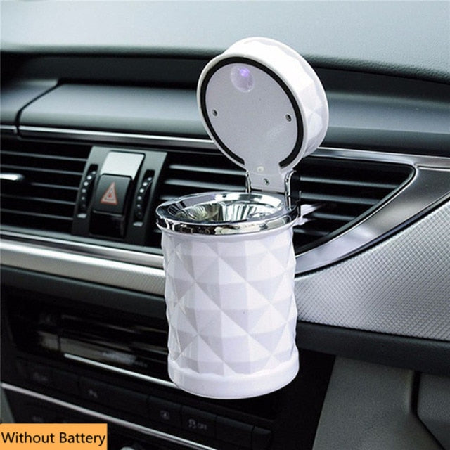 Universal Car Mini LED Trash Can