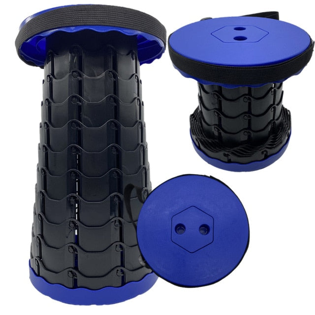 Foldable Retractable Travel Hiking Stool