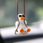 Swinging Duck Car Mirror Ornament