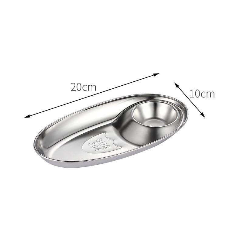 2in1 Sauce Snack Plate - Image 1