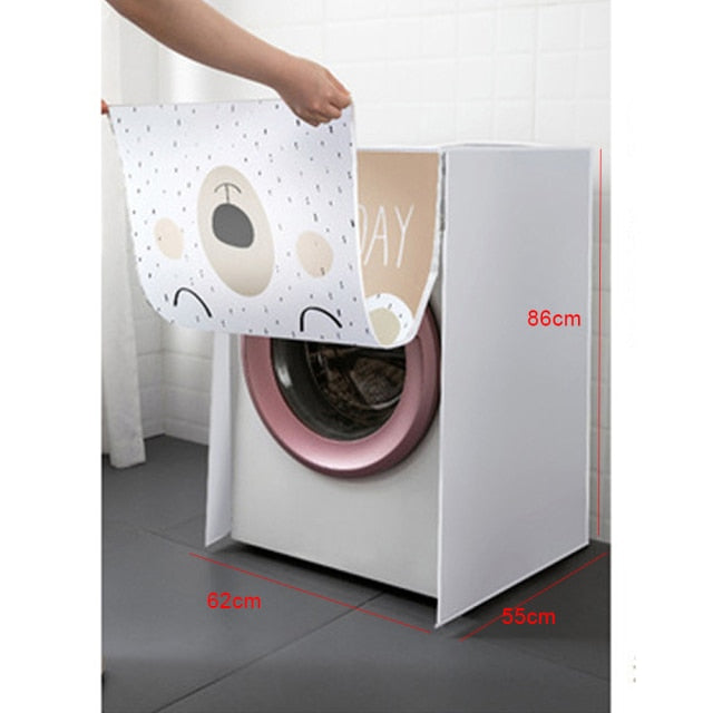 Waterproof Washing Machine Animals Dust Cover - Image 9