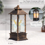 Holiday Christmas Noel Snowman Lantern