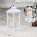 Holiday Christmas Noel Snowman Lantern