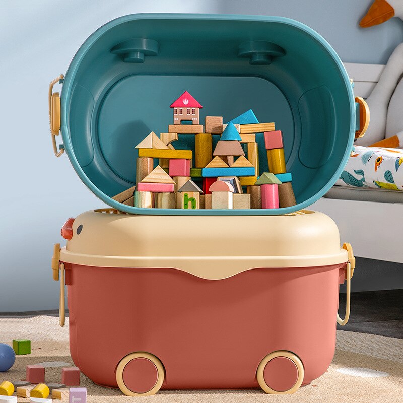 Kids Toy Cartoon Movable Storage Box - Image 1