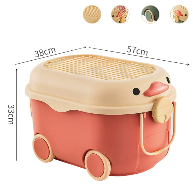 Kids Toy Cartoon Movable Storage Box - Image 5