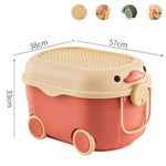 Kids Toy Cartoon Movable Storage Box