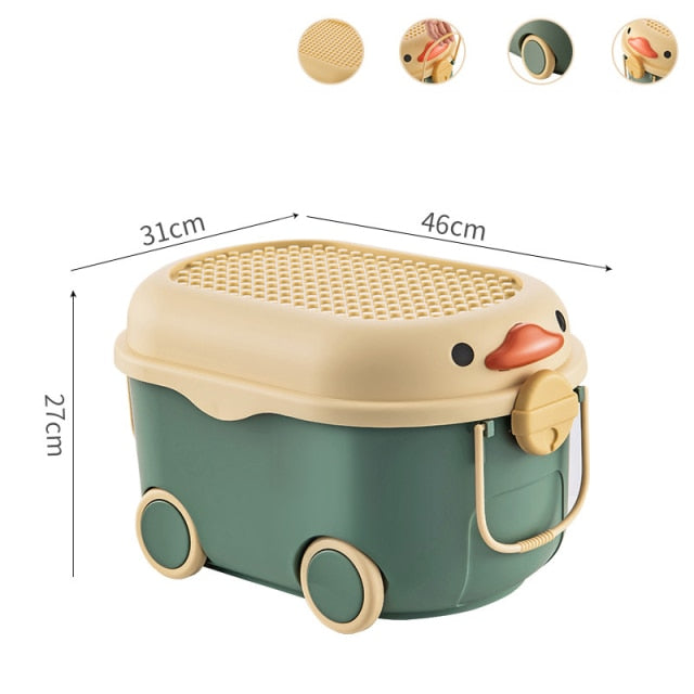 Kids Toy Cartoon Movable Storage Box - Image 8