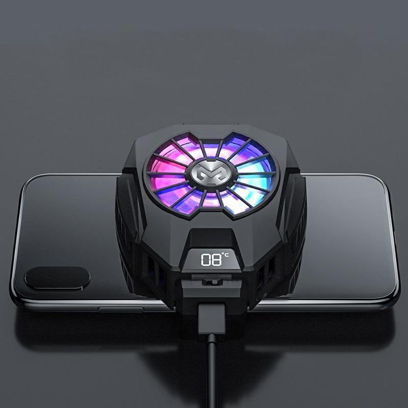 Digital Display Mobile Phone Fan Cooler - MaviGadget