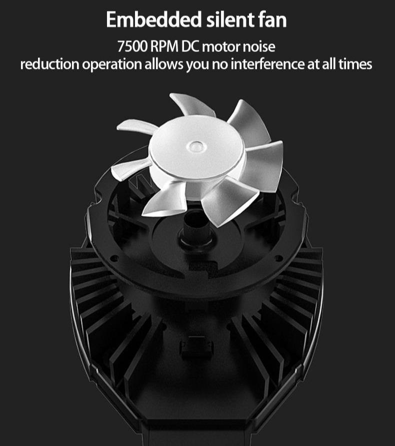 Digital Display Mobile Phone Fan Cooler - Image 3