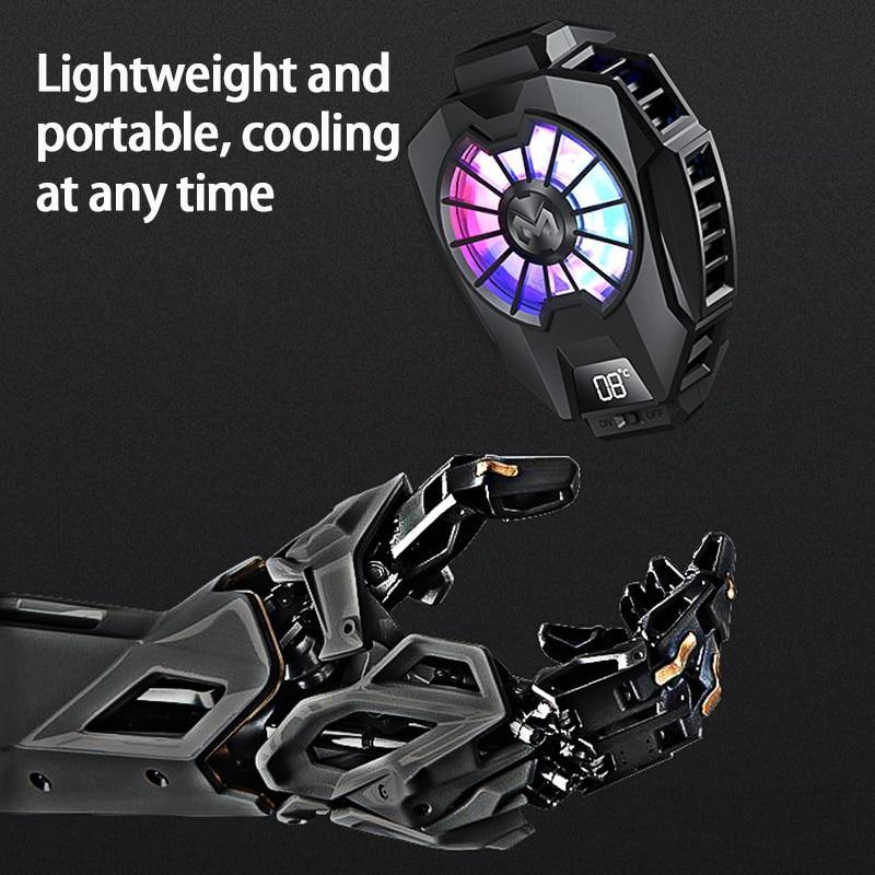 Digital Display Mobile Phone Fan Cooler - Image 7