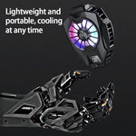 Digital Display Mobile Phone Fan Cooler - MaviGadget