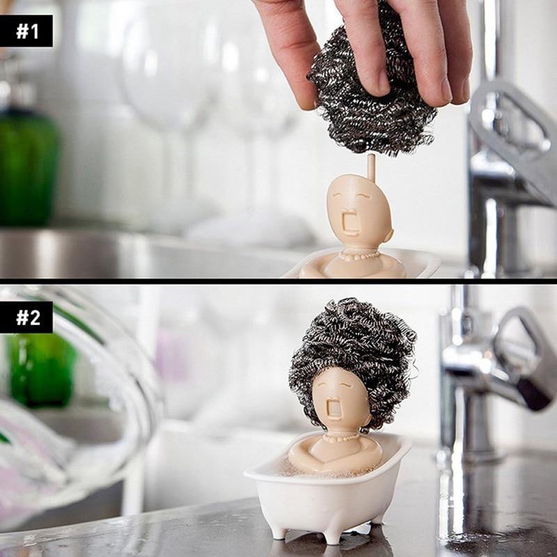 Creative Kitchen Washing Sponge Bed Holder - Image 3