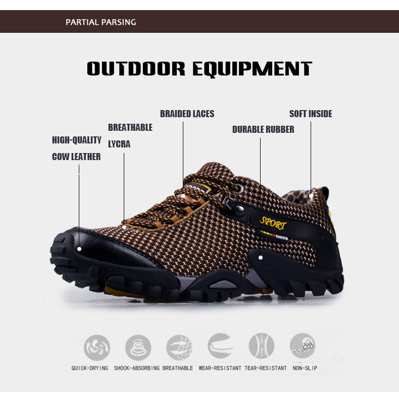 Breathable Lycra Leather Climbing Shoes - Image 1