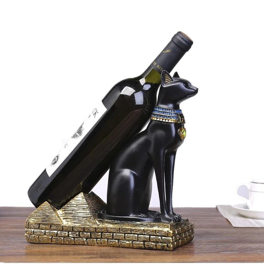 Egyptian Style Animal Wine Bottle Holder - Image 0