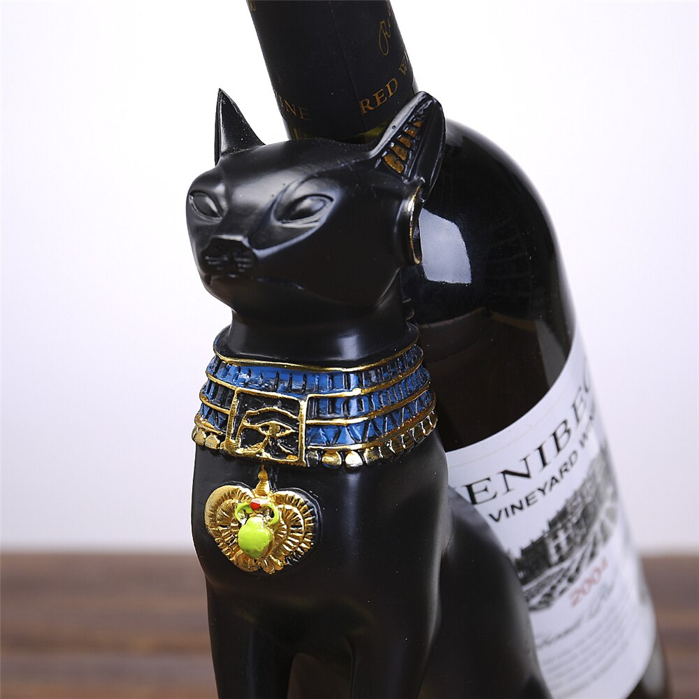 Egyptian Style Animal Wine Bottle Holder