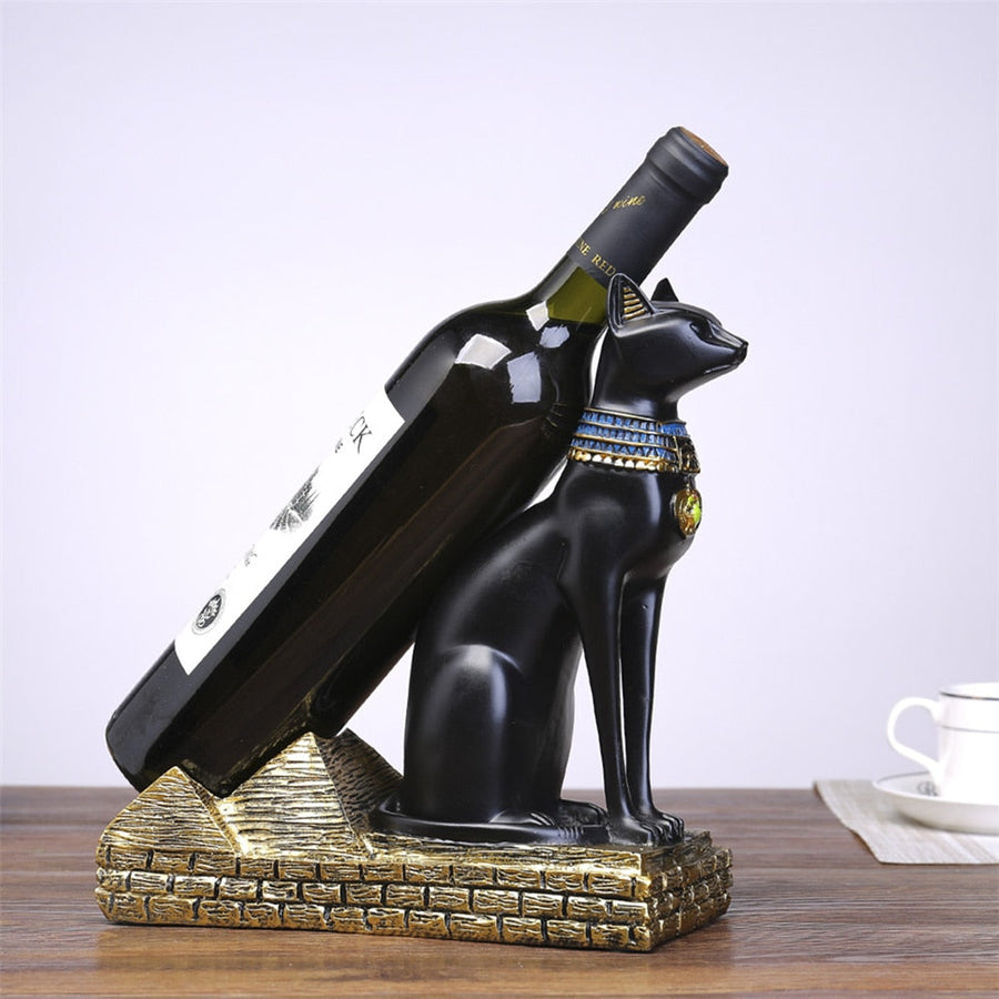 Egyptian Style Animal Wine Bottle Holder - Image 8