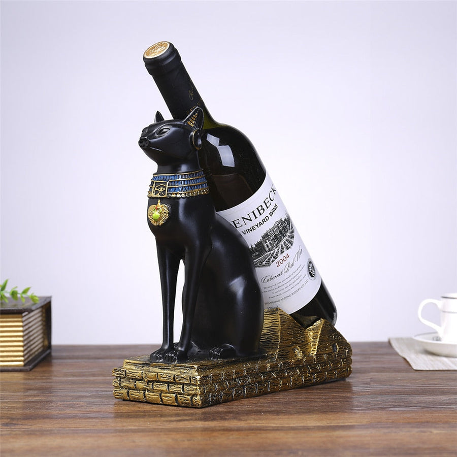 Egyptian Style Animal Wine Bottle Holder - Image 9