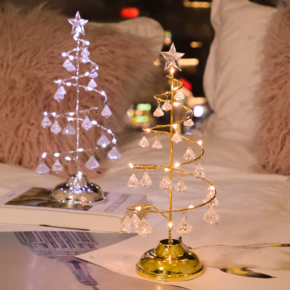 Led Christmas Tree Table Lamp