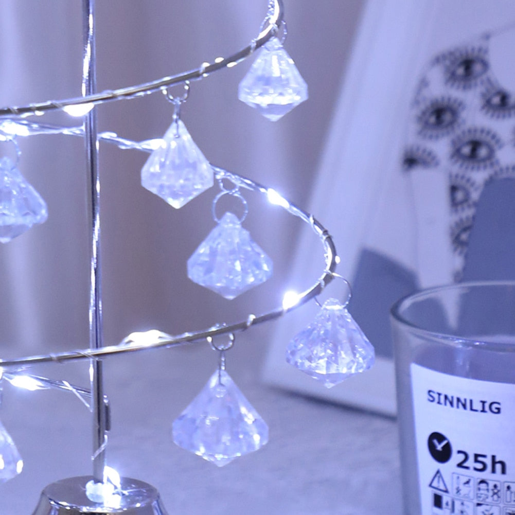 Led Christmas Tree Table Lamp