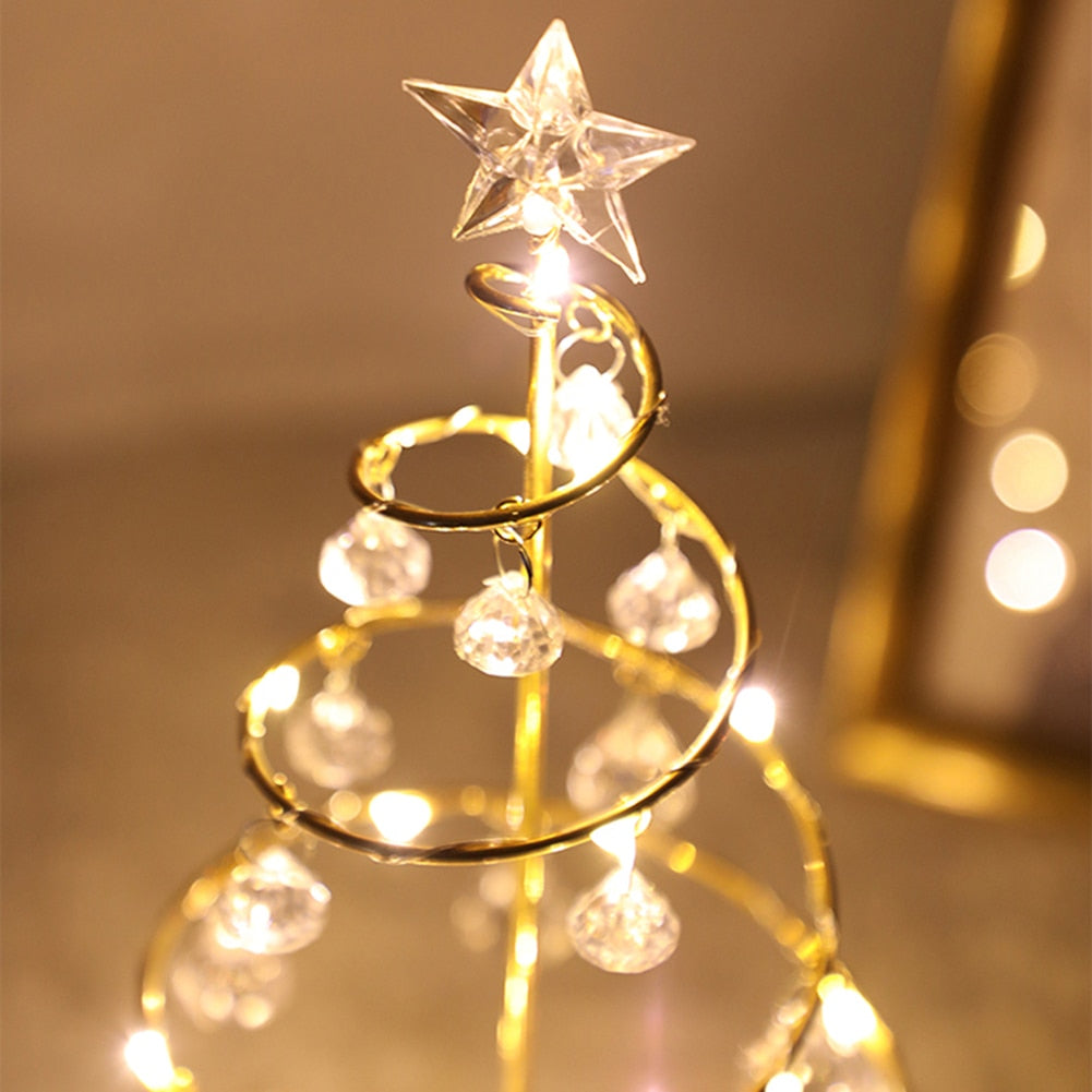 Led Christmas Tree Table Lamp