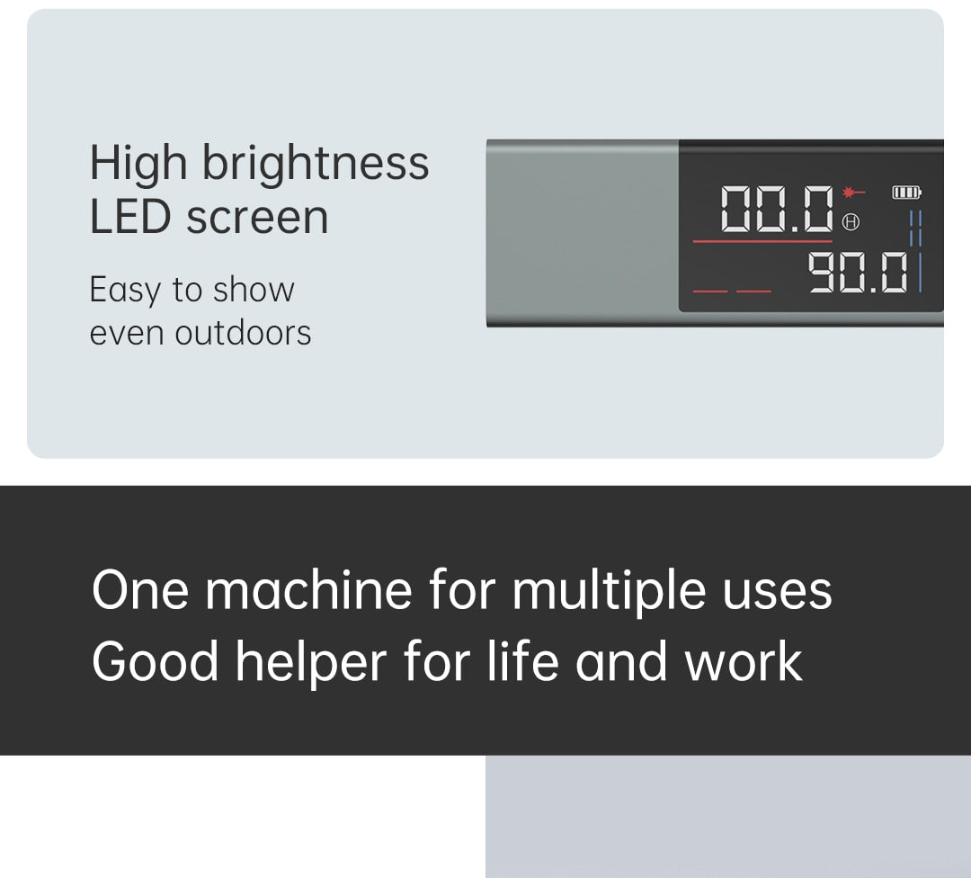 2in1 Laser Digital Level Ruler