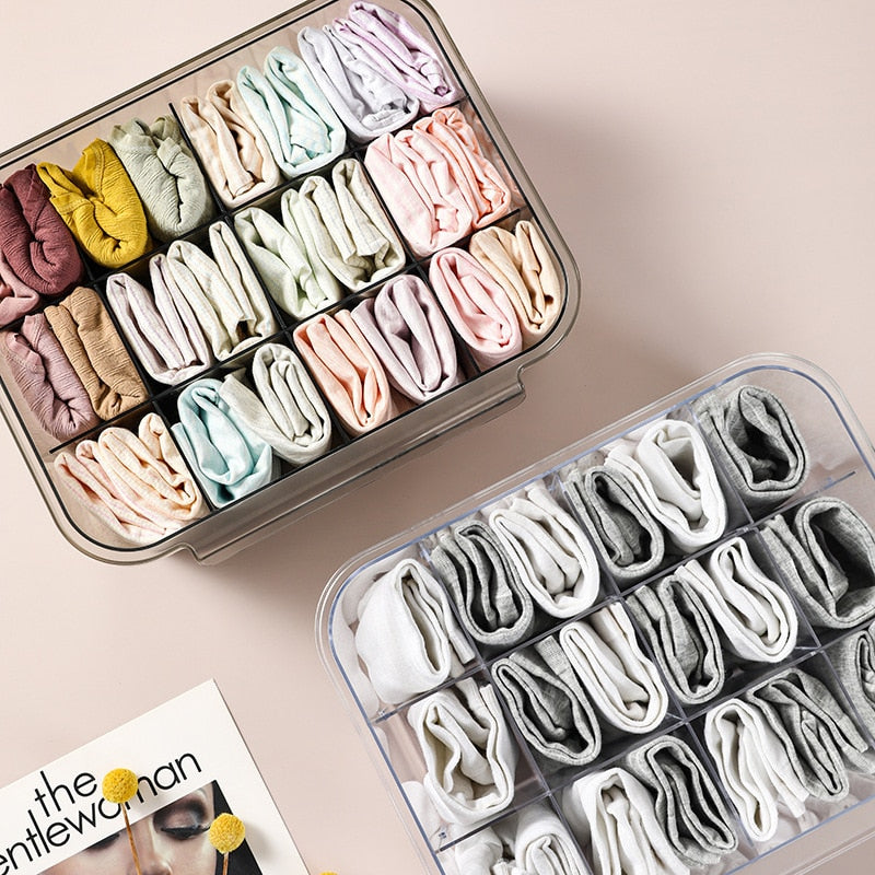 Transparent Wardrobe Clothes Organizer · Mavigadget