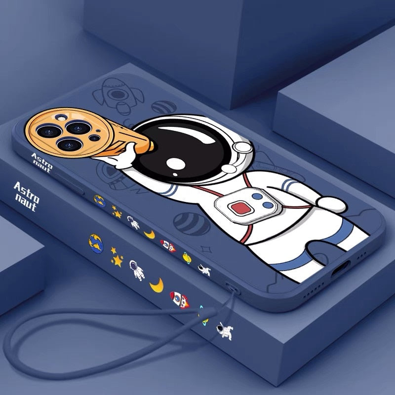 Astronaut Telescope Creative iPhone Case - Image 0