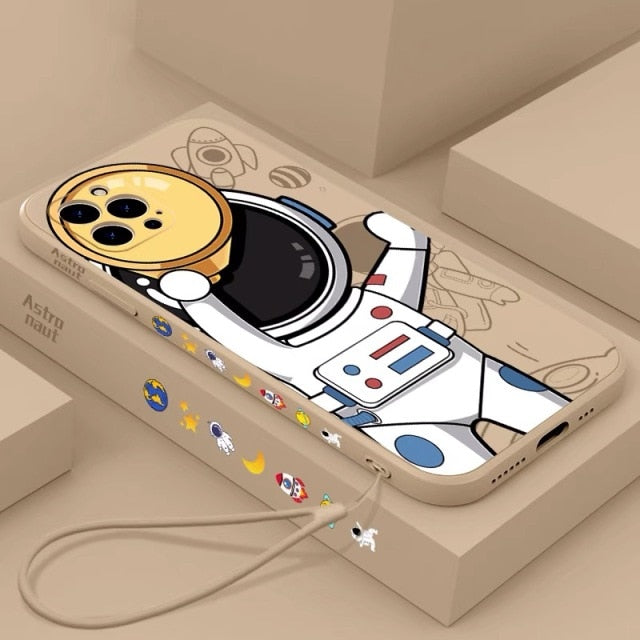 Astronaut Telescope Creative iPhone Case