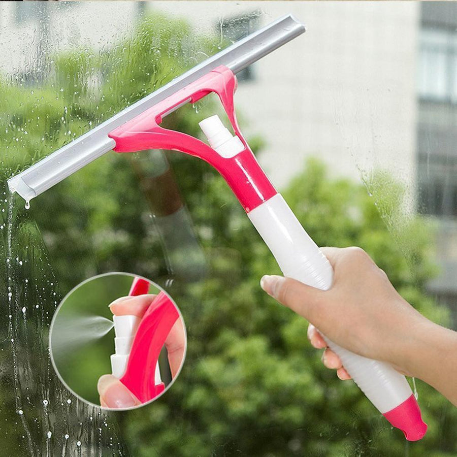 Double Side Water Spray Window Cleaning Brush - Image 0
