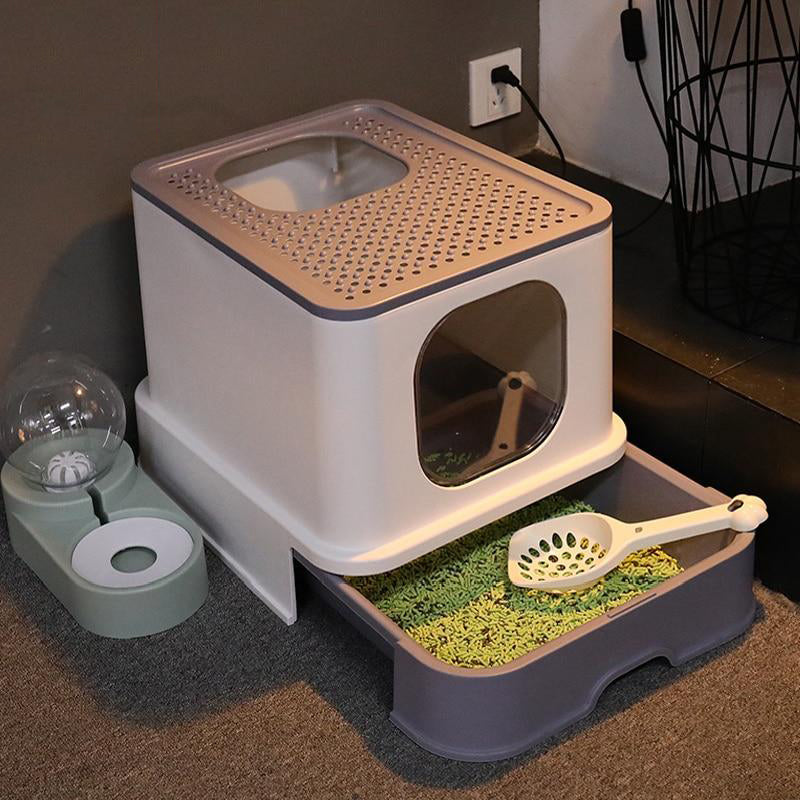 Fully Closed Anti Splash Cat Litter Box - Image 0