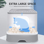 Fully Closed Anti Splash Cat Litter Box