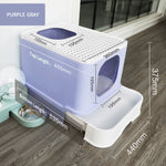 Fully Closed Anti Splash Cat Litter Box