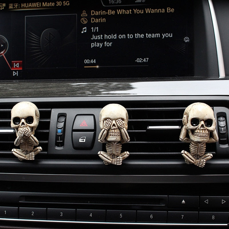 Evil Skull Car Vent Decoration